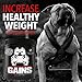 Muscle Bully Gains - Mass Weight Gainer, Whey Protein for Dogs (Bull Breeds, Pit Bulls, Bullies) Increase Healthy Natural Weight, Made in The USA (45 Servings)