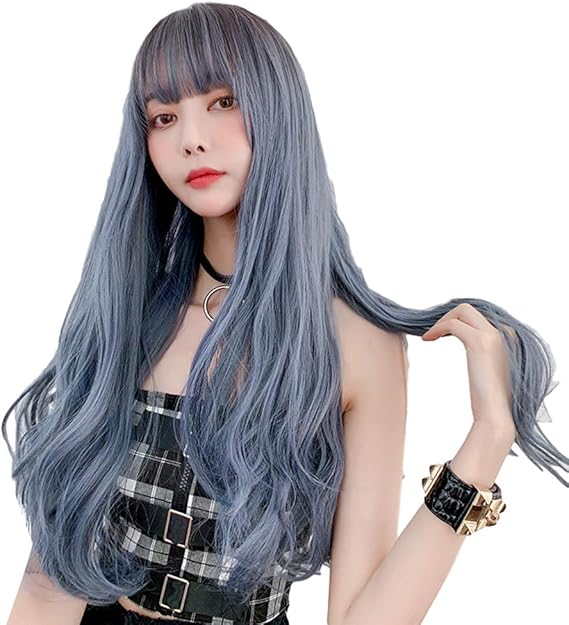 Amazon ウィッグ ロング レディース フルウィッグ 巻き髪 ロリータ 日常 小顔効果 グラデーション 自然 透け感 空気感 ネット付き 耐熱 エクステ フルウィッグ 通販