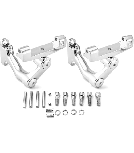 Kuryakyn 7906 ISO Passagier-Fußboards Für Harley-Davidson - Chrom, 1 Paar, Für Viele Modelle 1986-2019