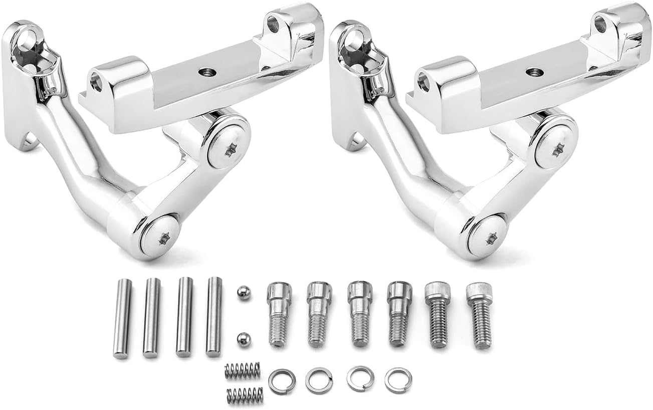 Photo 1 of Mofun Adjustable Rear Passenger Floorboard Mount Bracket Kit Compatible with Harley Touring Street Road Electra Glide Road King Chrome 1993-2024