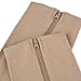 Mxinran Compression Socks, New Compression Zipper Sox Socks Stretchy Zipper Leg Support Unisex Open Toe Knee Stockings,1Pack, Beige, XX-Large