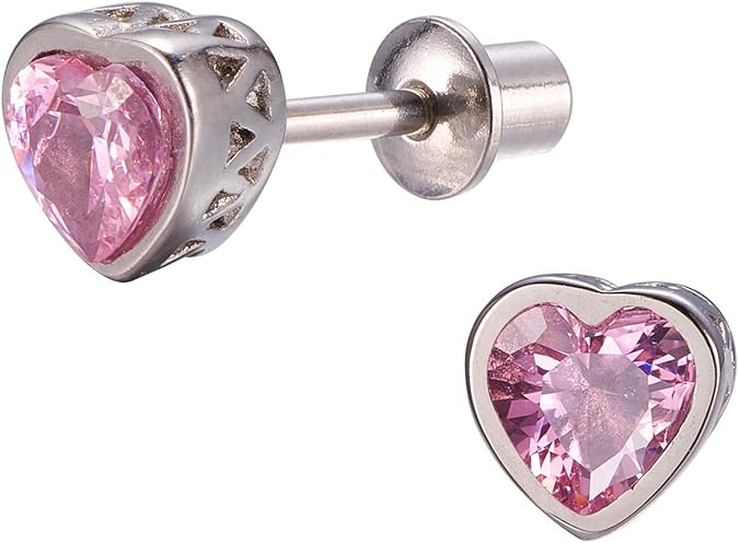 surgical steel screw back earrings