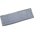 Keyboard Cover for Logitech MK295 MK270 K270 Keyboard, Logitech MK270 K270 Keyboard Skin Protector - Clear
