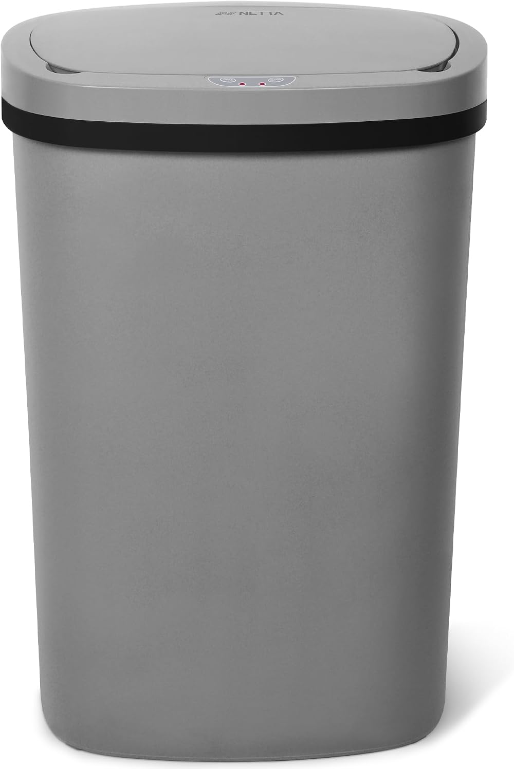 NETTA 50L Sensor Bin Kitchen Touch Free Infrared Lid Grey Large
