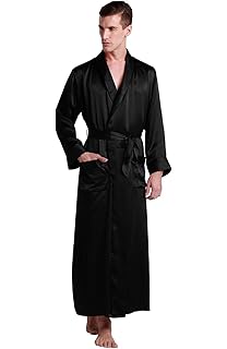 floor length silk robe