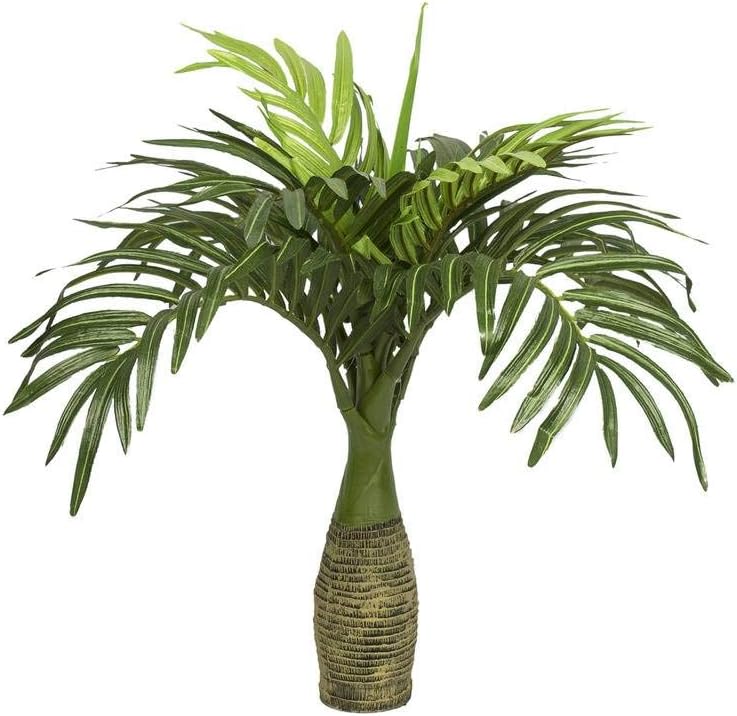 Pollination Artificial Palm Green Plant Without Pot (L 45 cm X H 42 cm)