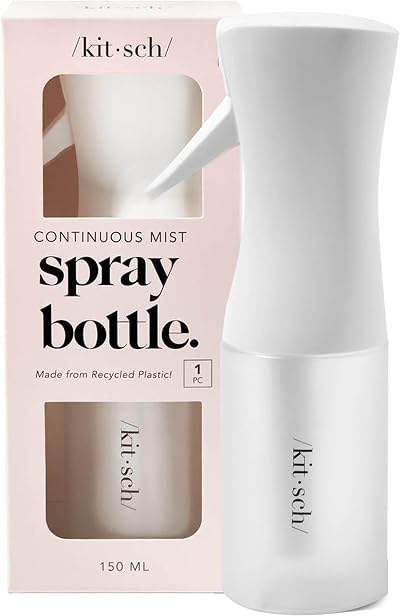 Kitsch Fine Mist Spray Bottle Hair 150 ml White