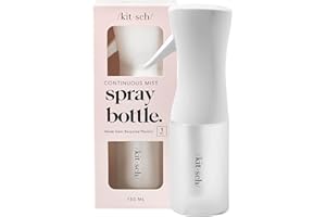 Kitsch Spray Bottle for Hair, Continuous Water Mister Spray Bottle with Ultra Fine Mist for Hairstyling, Barbers Salons, Clea