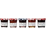 Bonne Maman Preserves Sampler Variety Pack (Apricot, Cherry, Orange, Red Currant, Strawberry), 1.76 Ounce Jars (Pack of 5)