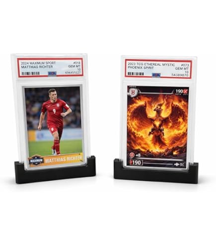Amazon.com: EnderToys Graded Card Display Stand (2 Pack) (2 Tier) (Black)