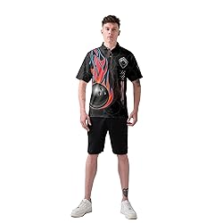 HYPERFAVOR Custom Bowling Shirts for Men- Bowling
