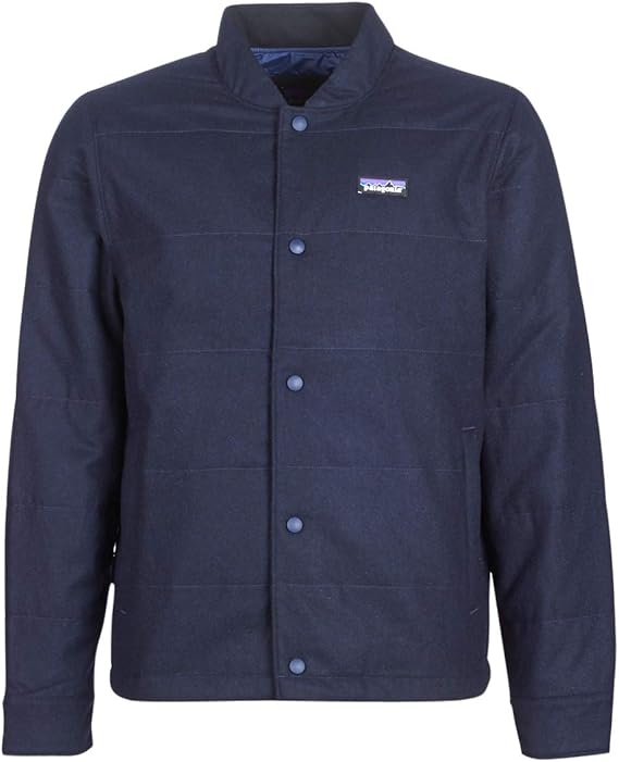 patagonia men's recycled wool bomber jacket