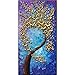 BACCOW -- 3D Blossom Trees Handmade Abstract Wall Art Landscape Oil Paintings Canvas with Frames