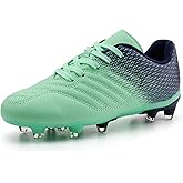 brooman Kids Soccer Cleats Boys Girls Athletic Outdoor Football Shoes