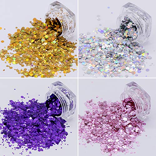 image for MerryXD Chunky Glitter for Face, Hair and Festival - Body Glitter Face