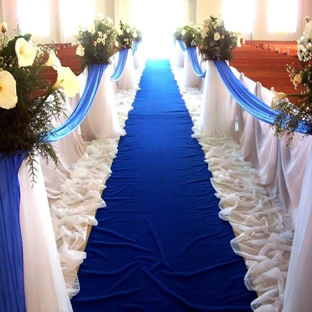 PAOPU Aisle Runners Wedding Rugs 2mm Royal