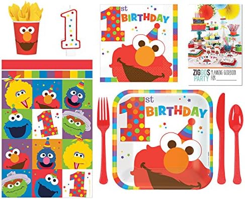 Elmo Turns One Value Party Pack for 8