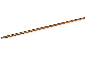 CARLISLE FOODSERVICE PRODUCTS CFS 4026100 Flo-Pac Hardwood Tapered Handle, 1-1/8" Diameter x 54" Length (Case of 12)