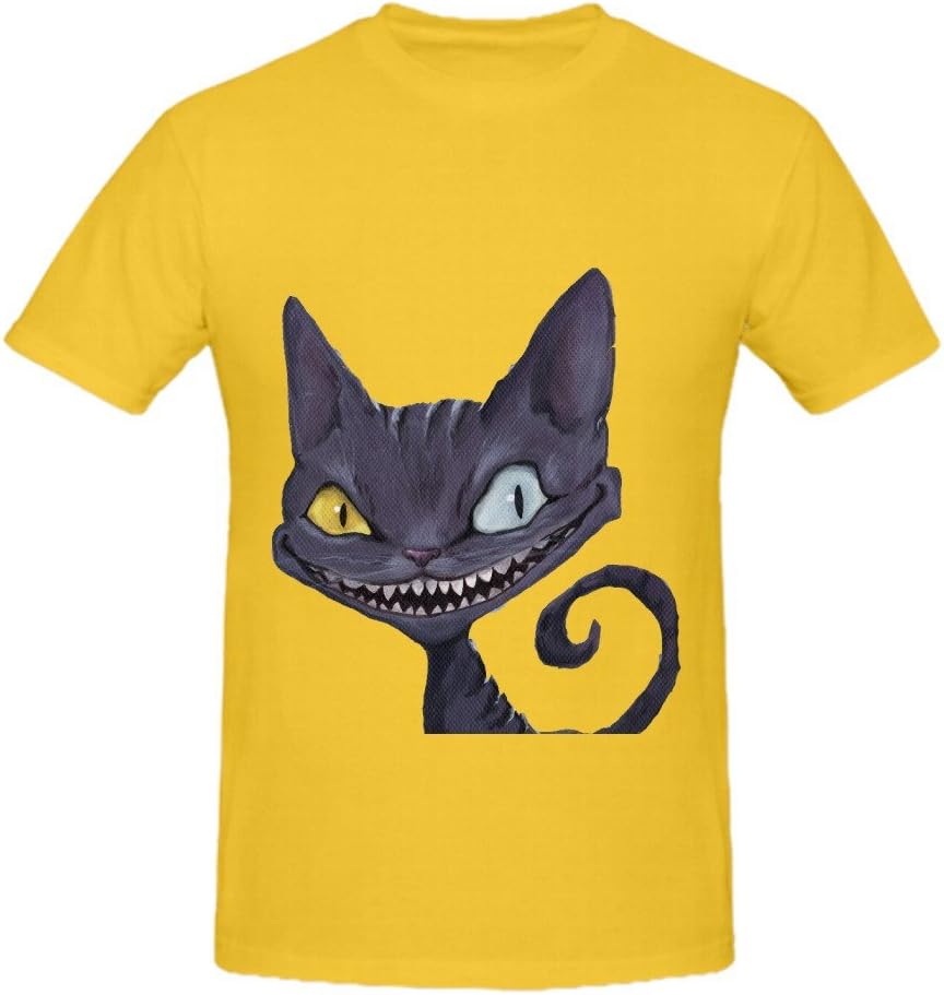 Tanko Devnish Cheshire Like Cat Mens Crew Neck Casual T Shirt