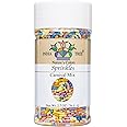 India Tree Nature's Colors, Carnival Mix, Sugar Sprinkles for Baking and Decorating, Small, 2.7 Oz Jar (Pack of 1)