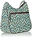 Vera Bradley Women's Cotton Carryall Crossbody Purse, Rain Forest, One Size