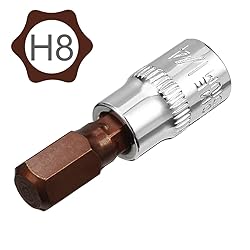 uxcell 2pcs 1/4" Drive x H8 (8mm) Hex Bit