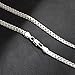 Yonisun 5mm 20inches White Color Chain Necklace Men/ Women Fashion New pimchanok