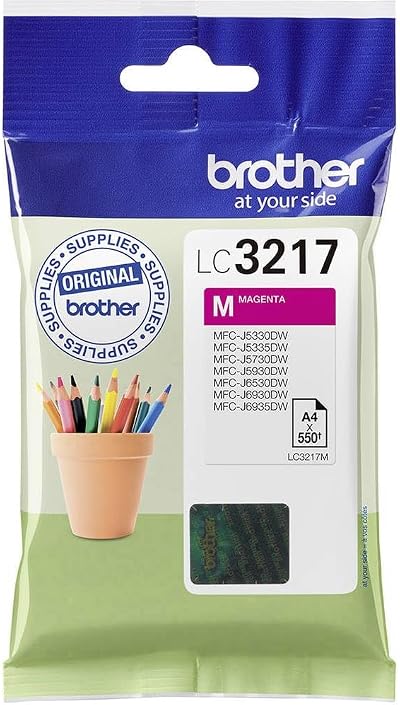 Brother LC3217M Magenta Ink Cartridge Standard Yield 1 Pack