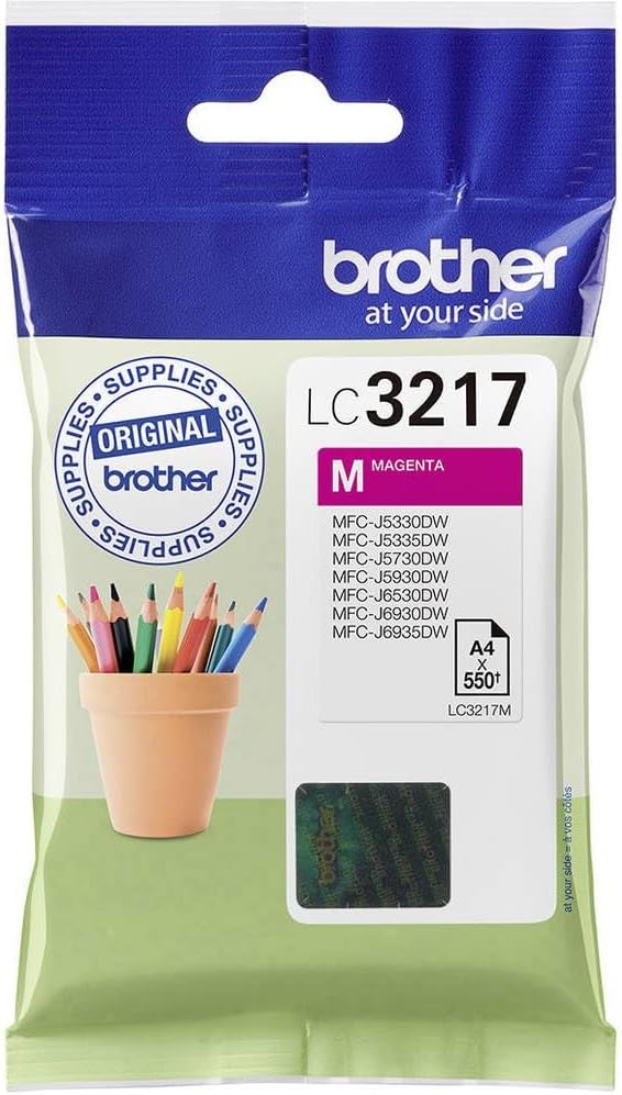Brother LC3217M Magenta Ink Cartridge Standard Yield 1 Pack