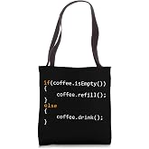 Funny Programmer Coffee Gift For Coders Tote Bag