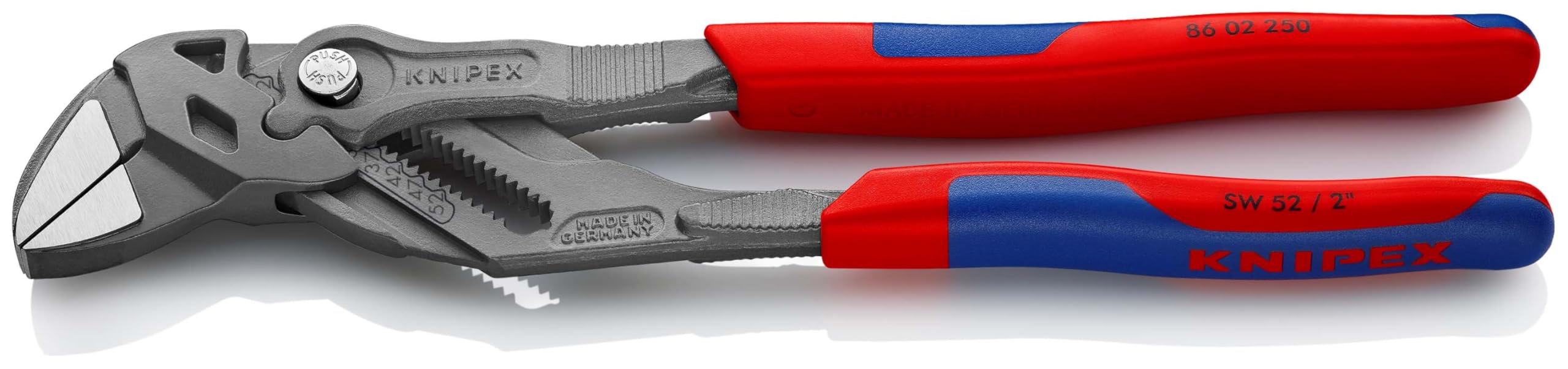 KNIPEX Pliers Wrenches Pliers and a Wrench in a Single Tool with Multi-Component Handles 250 mm, 86 02 250 — image 1