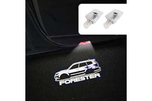 uunonaha LED Car Door Logo Lights Courtesy Projector Laser Welcome Light Puddle lamp 2 pcs Compatible with Forester Outback Legacy Ascent Car Accessories (Forester 01, Forester)