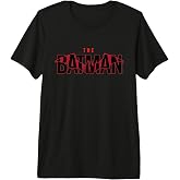 The Batman Logo with Red Bat Premium Tri-blend T-Shirt
