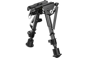CVLIFE Rifle Bipod, 6-9 Inch Adjustable Super Duty Tactical Bipod