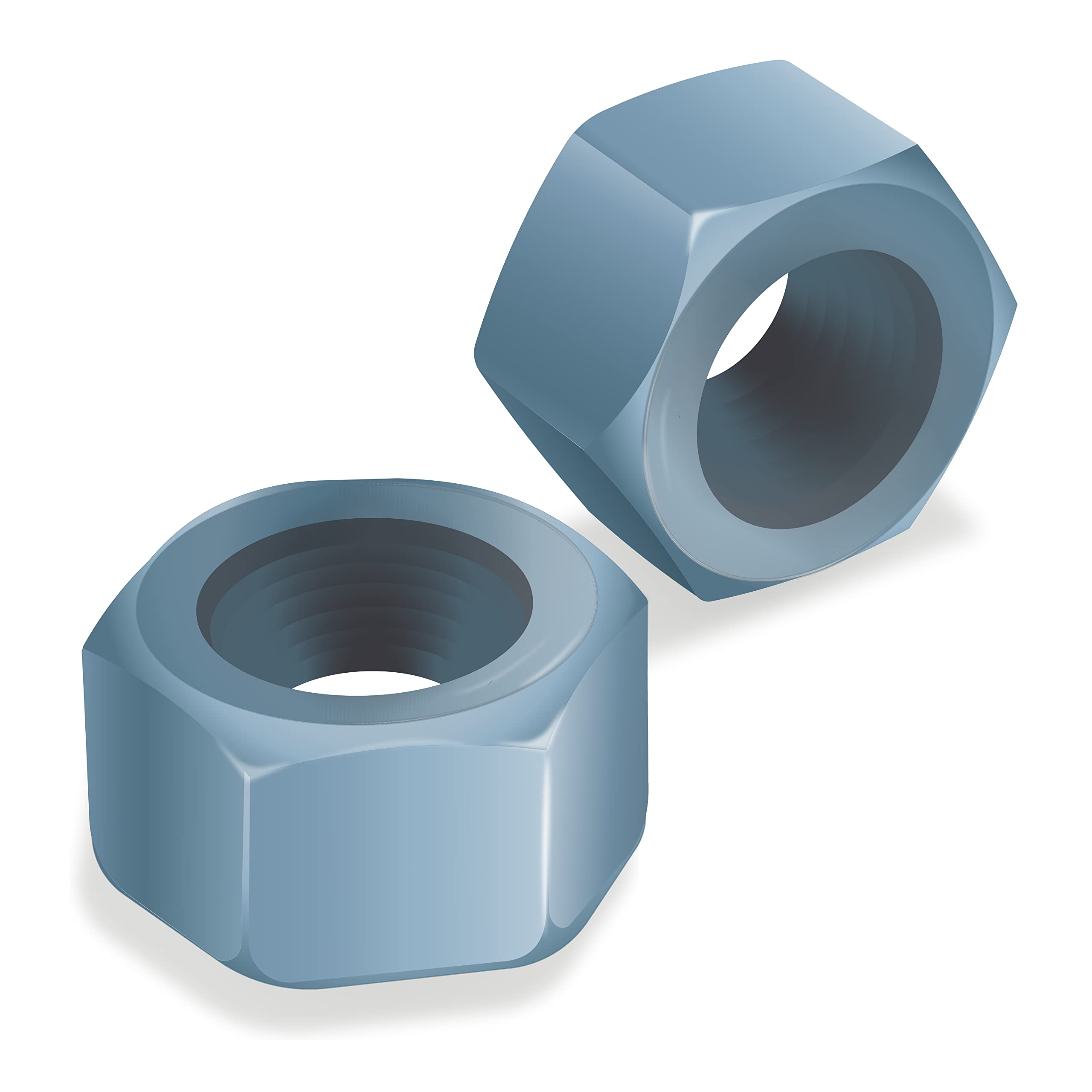 M3 Hex Nuts (Pack of 20 pieces) Bright Zinc Plated Steel Metal for Lock Bolt Bolts and Screws Heavy Duty Resistant to Rusting and Corrosion Certified Standard