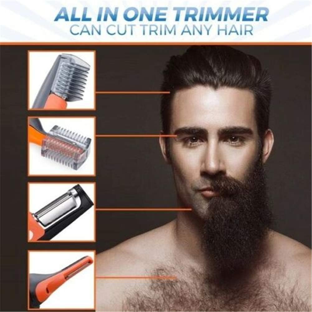 All in One Hair Trimmer Brush, Multifunctional Portable Battery Power Hair Trimmer Shave Nose, Ear, Eyebrow, Haircut, Groom Beard Neck Clipper Comb Cut Trim Any hHair for Man and Women