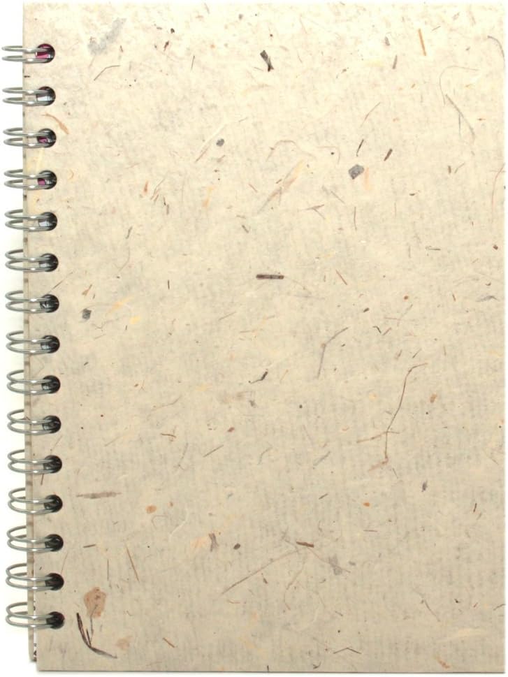 Pink Pig A5 Portrait Posh Banana Pig White Paper Sketchbook - Natural