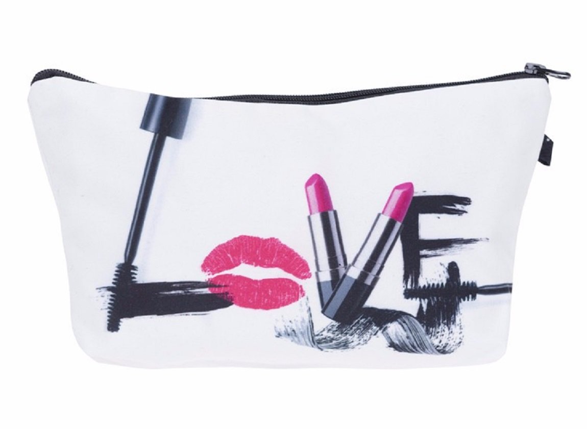 Fashionable Small Toiletry Bag | Cosmetics Bag | Wash Bag | Make-Up Bag | Sponge Bag with Trendy Print Designs for Your Next Holidays Or Everyday Life