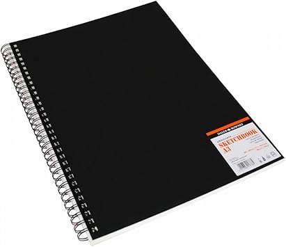 Daler Rowney Graduate A3 Jumbo Spiral Sketchbook Black Amazon Co Uk Office Products
