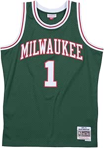 Amazon.com : Oscar Robertson Milwaukee Bucks Men's Green Throwback Jersey (4X-Large) : Clothing