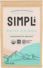 SIMPLi Regenerative Organic Certified ® White Quinoa, 12 OZ