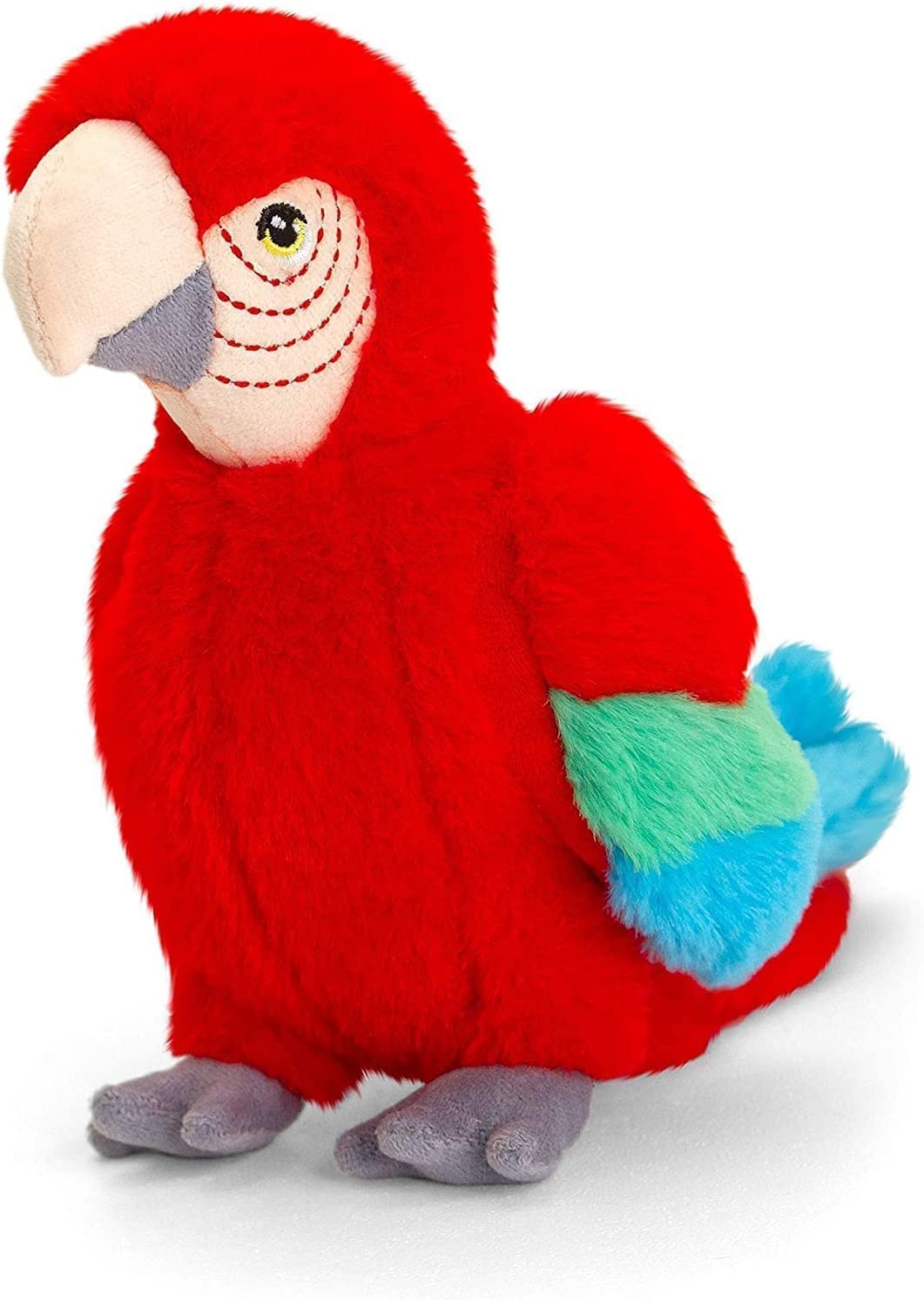 Deluxe Paws Plush Cuddly Soft Eco Toys 100% Recycled (Parrot)