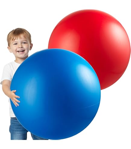 FIQAPJ 30" Oversized Lawn Play Ball - Cobalt Blue - Giant Kickball - View #8