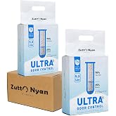 Zutto Nyan 4 in 1 Mix Tofu Cat Litter - Ultra Odor Control, 10.6lbs | Fast Clumping, Lightweight, Low Tracking, 99.9% Dust Free, Unscented Nature Plant-Based Pellets and Bentonite Sustainable
