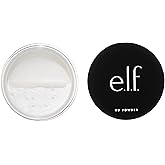 e.l.f. High Definition Powder, Loose Powder, Lightweight, Long-Lasting, Creates Soft Focus Effect, Masks Fine Lines &amp; Imperfections, 0.28 Oz, Sheer