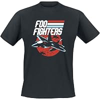 Maglietta Unisex Foo Fighters - Logo Flash Wings Distressed - Ufficiale, Cotone Morbido, Taglie Forti Fino A XXXXL - 2