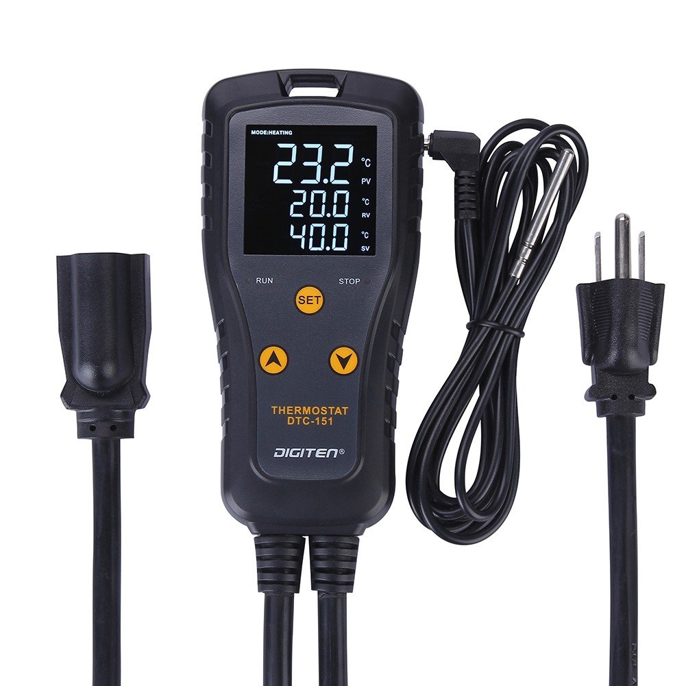 Aquarium Thermometer Pymeter Dual Probe Plug In Temperature