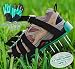 Lawn Aerator Spiked Shoes-Heavy Duty Metal Buckles, 4 Adjustable Straps and Sharper Spikes for Effective Soil Aeration and Greener Yard-One Size Fits All-Includes Storage Bag and Garden Gloves