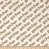 Harry Potter Digital Diagonal Logo Multi Fabric By The Yard