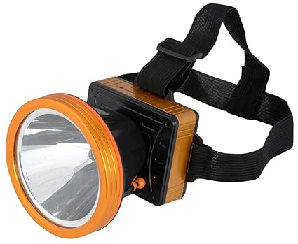Akari Metal Rechargeable Head Light Torch (Colour As Per Availability)